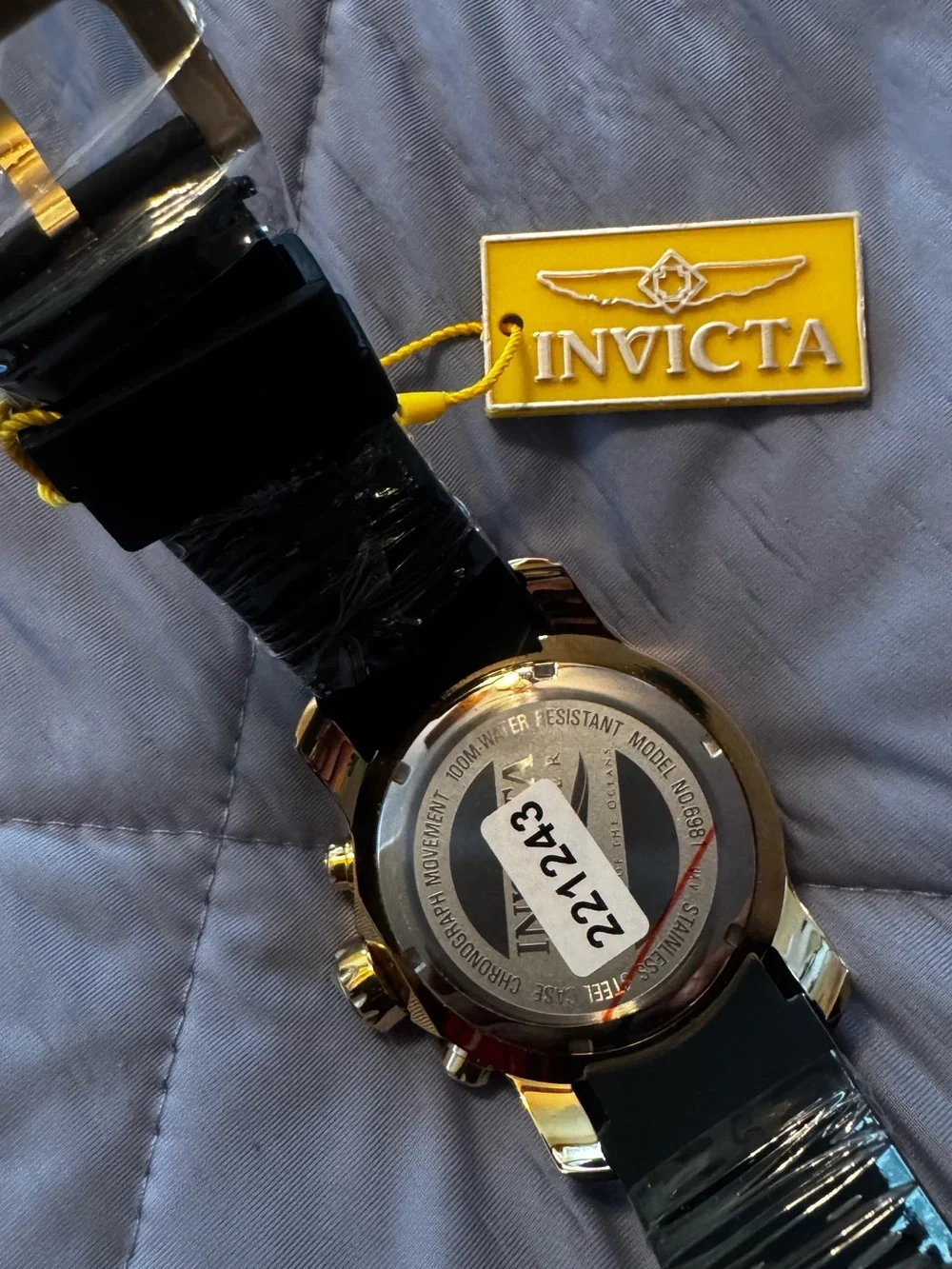 Invicta Men's 6981 Pro Diver Quartz Multifunction Black Dial Watch - Blac